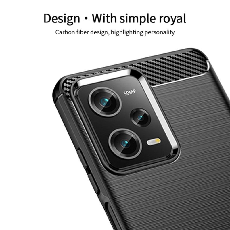 Cover Poco X5 Pro 5G Mofi Børstet Kulfiber