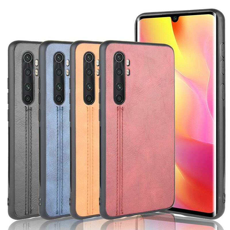 Cover Xiaomi Mi Note 10 Lite Couture Lædereffekt