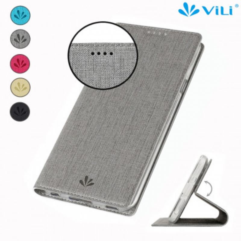 Cover Xiaomi Mi Note 10 Lite Flip Cover Tekstureret Vili Dmx