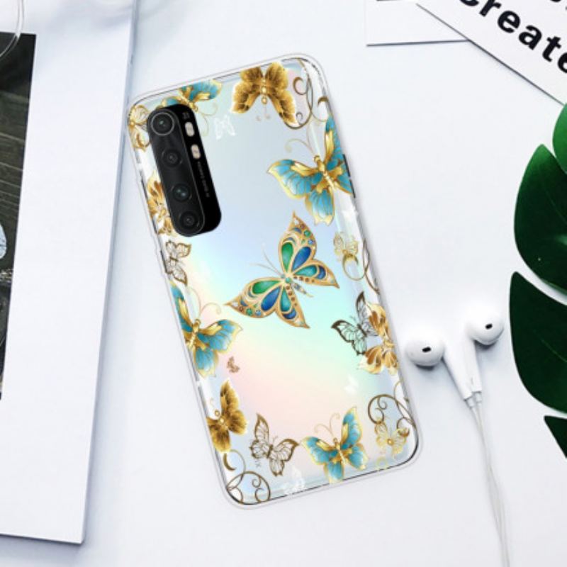 Cover Xiaomi Mi Note 10 Lite Flugt Af Sommerfugle