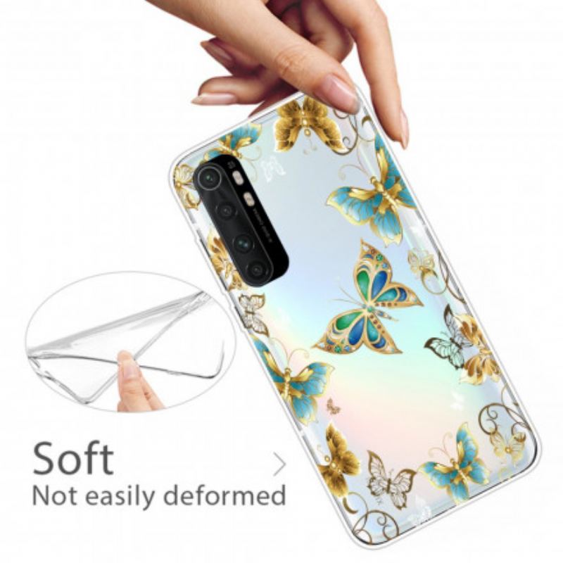 Cover Xiaomi Mi Note 10 Lite Flugt Af Sommerfugle