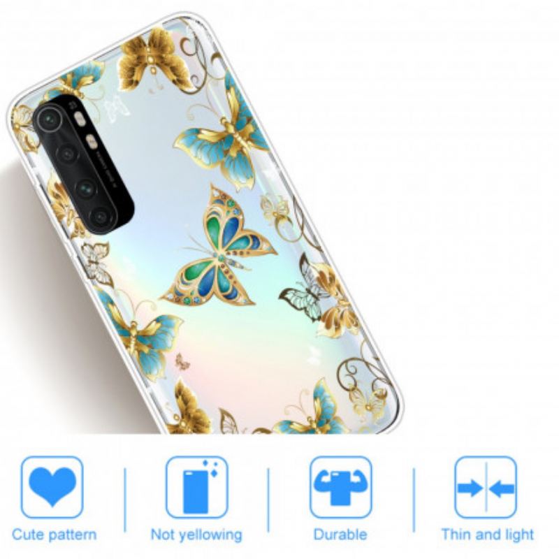 Cover Xiaomi Mi Note 10 Lite Flugt Af Sommerfugle