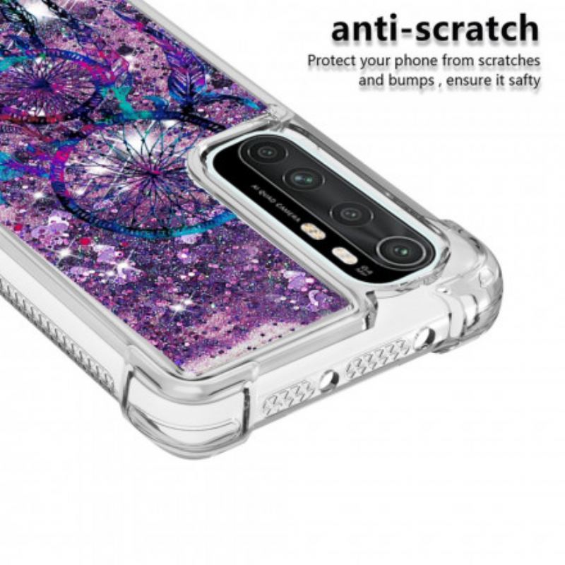 Cover Xiaomi Mi Note 10 Lite Glitter Drømmefanger