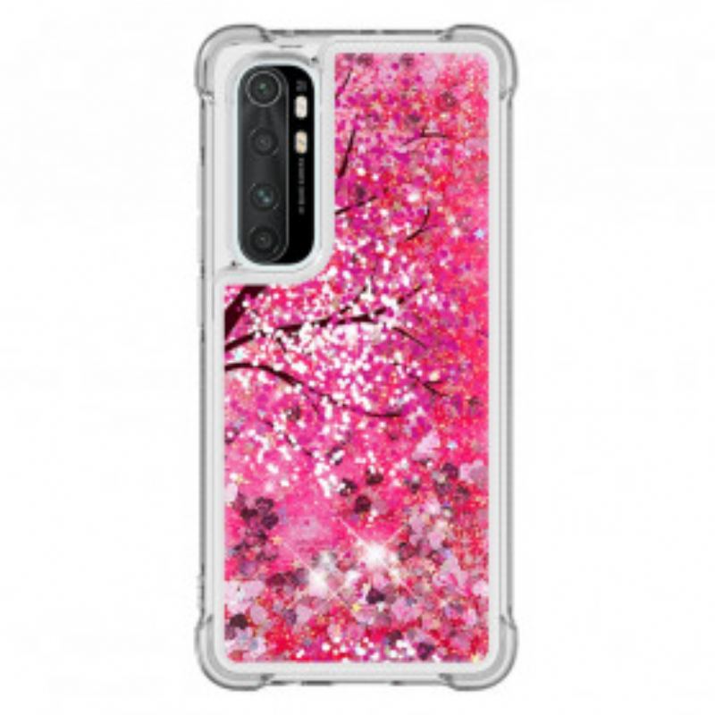 Cover Xiaomi Mi Note 10 Lite Glitter Træ