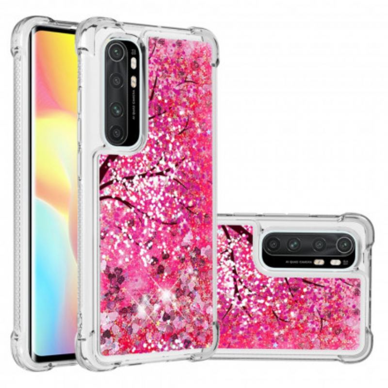 Cover Xiaomi Mi Note 10 Lite Glitter Træ