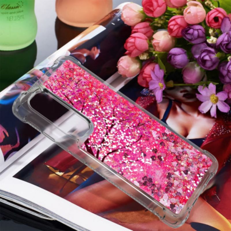 Cover Xiaomi Mi Note 10 Lite Glitter Træ