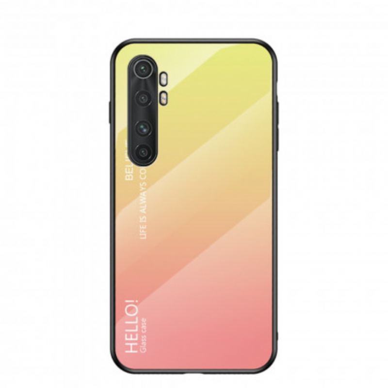 Cover Xiaomi Mi Note 10 Lite Hærdet Glas Hej