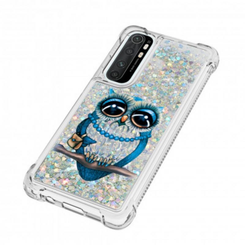 Cover Xiaomi Mi Note 10 Lite Miss Owl Pailletter