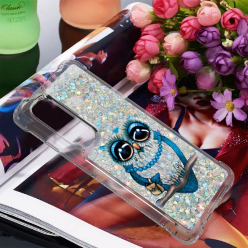 Cover Xiaomi Mi Note 10 Lite Miss Owl Pailletter