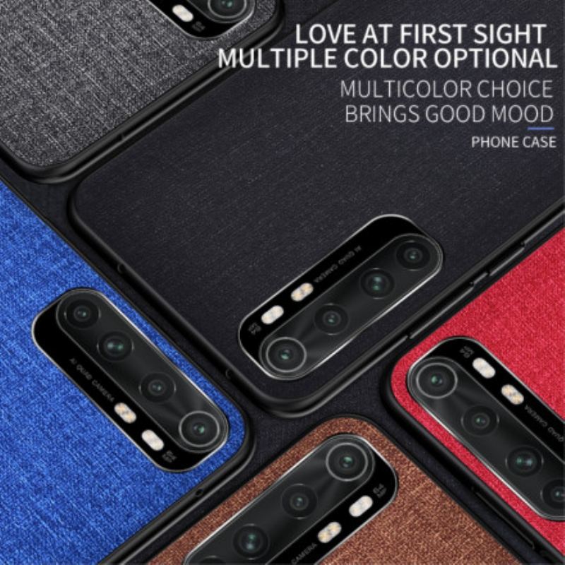 Cover Xiaomi Mi Note 10 Lite Stoftekstur