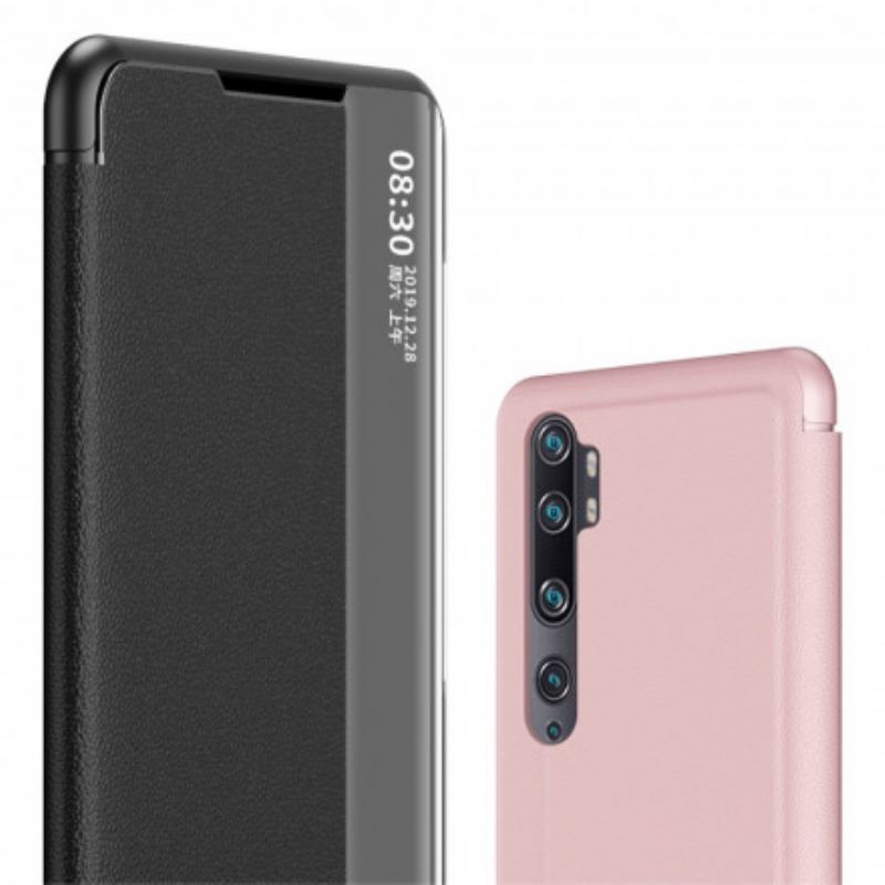 Cover Xiaomi Mi Note 10 Lite Tekstureret Kunstlæder