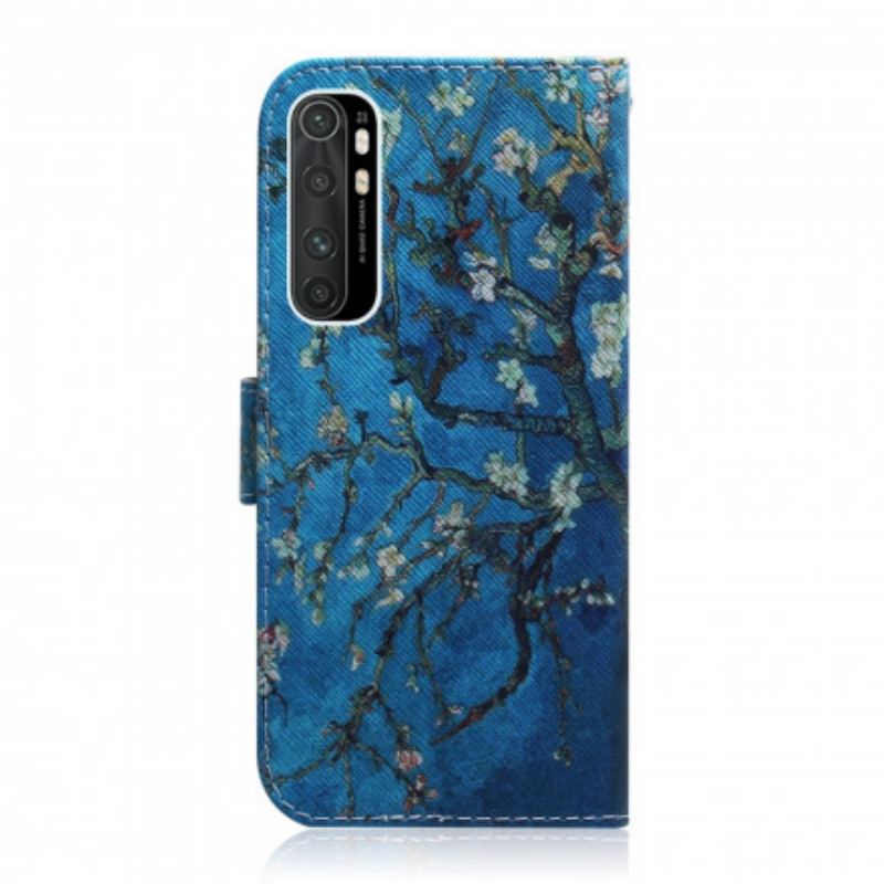 Flip Cover Xiaomi Mi Note 10 Lite Blomstrende Trægren