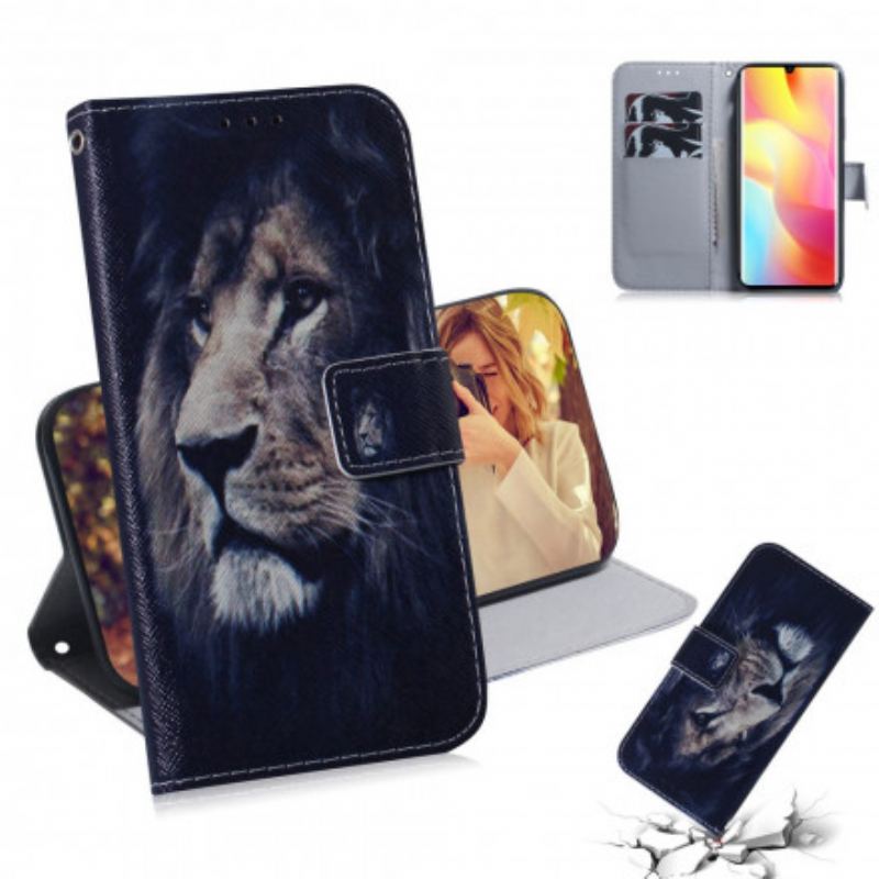 Flip Cover Xiaomi Mi Note 10 Lite Drømme-løve