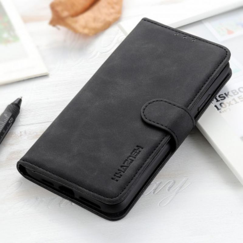 Flip Cover Xiaomi Mi Note 10 Lite Mat Vintage Lædereffekt Khazneh