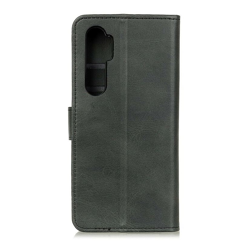 Flip Cover Xiaomi Mi Note 10 Lite Retro Mat Lædereffekt