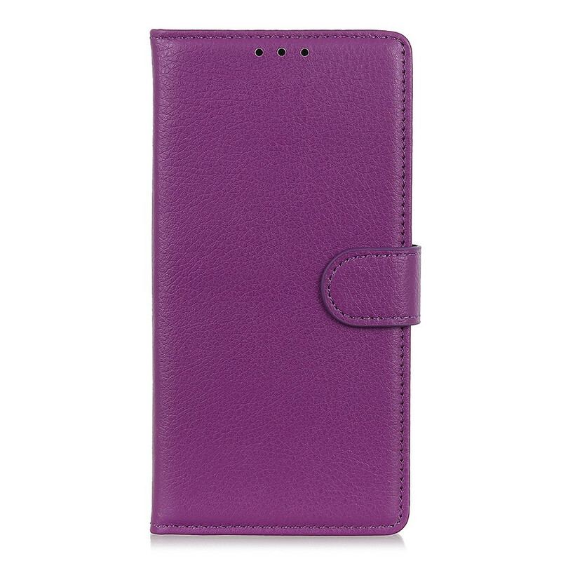 Flip Cover Xiaomi Mi Note 10 Lite Traditionelt Imiteret Læder