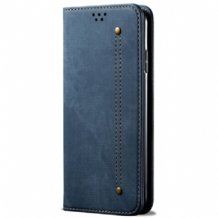 Cover OnePlus Nord 2T 5G Flip Cover Denim Stof