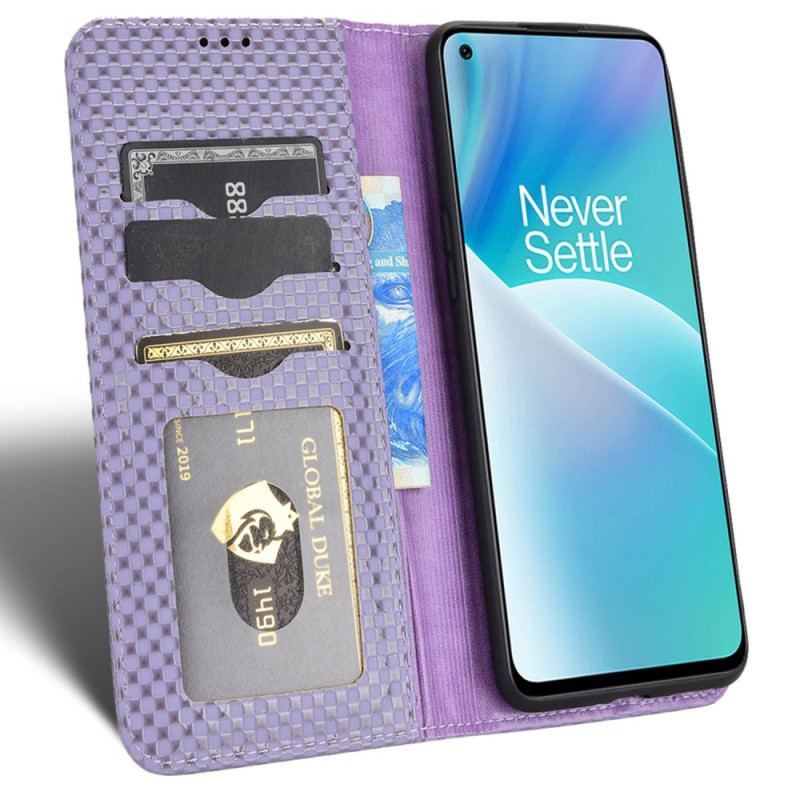 Cover OnePlus Nord 2T 5G Flip Cover Gittertekstur