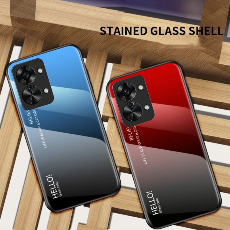 Cover OnePlus Nord 2T 5G Hærdet Glas Hej