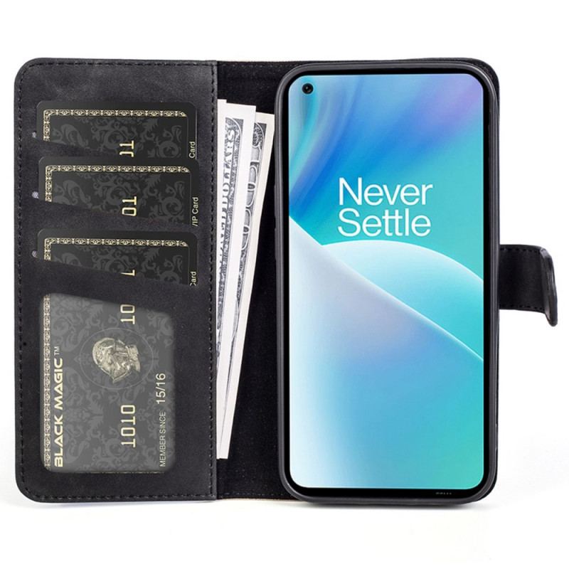 Flip Cover OnePlus Nord 2T 5G Grafisk Mønster