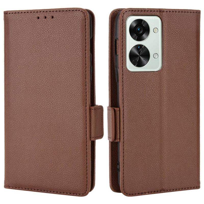 Flip Cover OnePlus Nord 2T 5G Litchi Tekstur