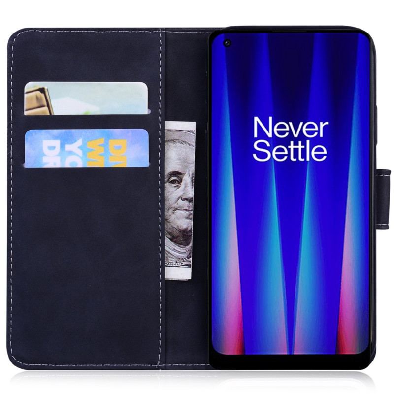 Flip Cover OnePlus Nord 2T 5G Tiger Mønster