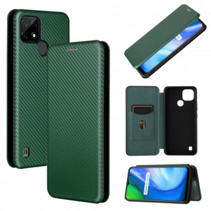 Cover Realme C21 Flip Cover Kulfiber