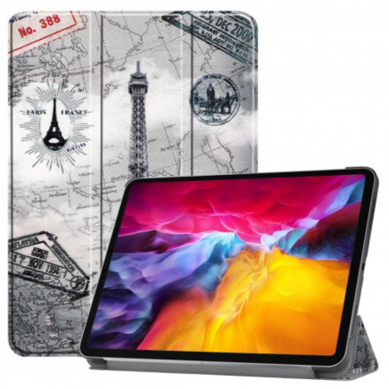 Cover iPad Pro 11" (2021) Eiffeltårnet Stylus Holder