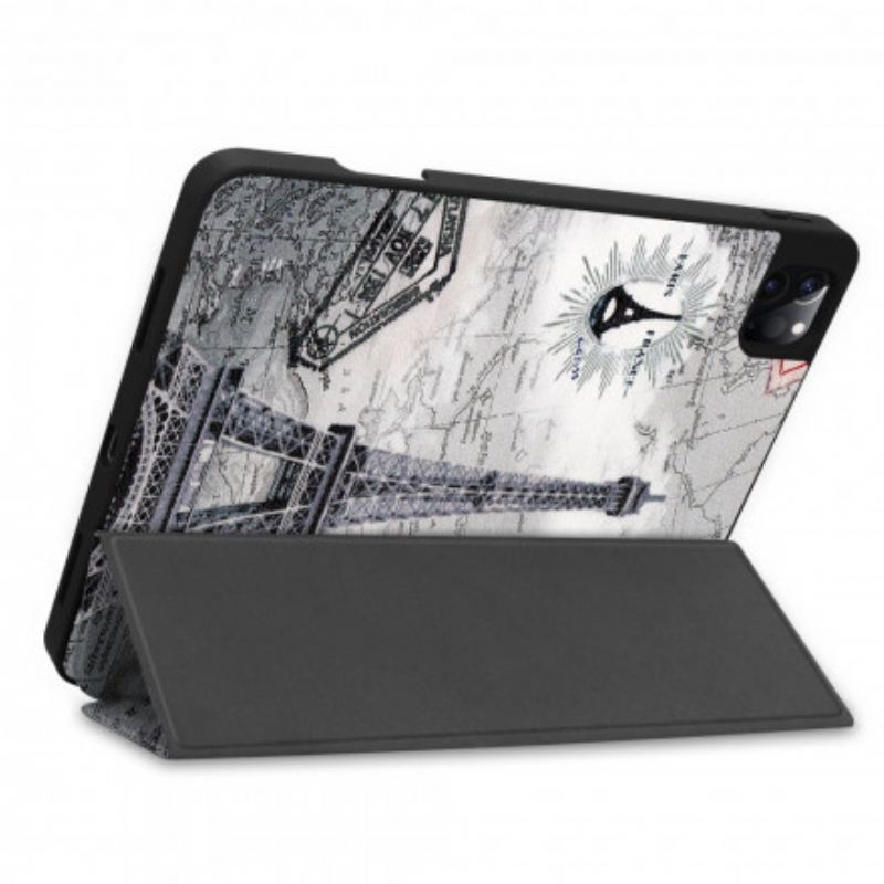 Cover iPad Pro 11" (2021) Eiffeltårnet Stylus Holder