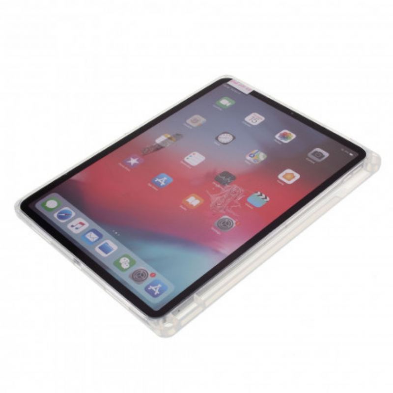 Cover iPad Pro 11" (2021) Gennemsigtig Silikone Penholder