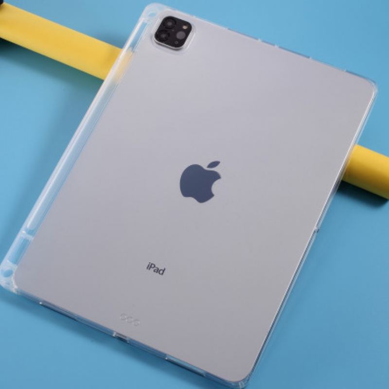 Cover iPad Pro 11" (2021) Gennemsigtig Silikone Penholder