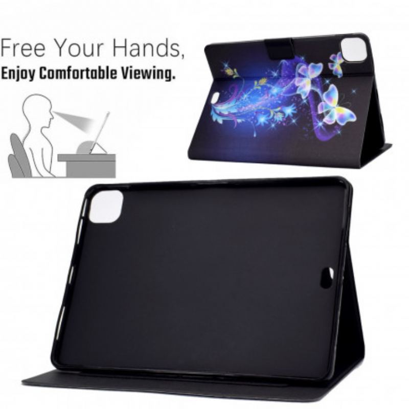 Flip Cover iPad Pro 11" (2021) Magiske Sommerfugle