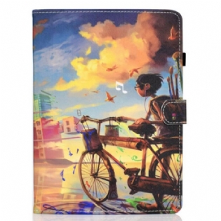 Læder Cover iPad Pro 11" (2021) Cykel Kunst