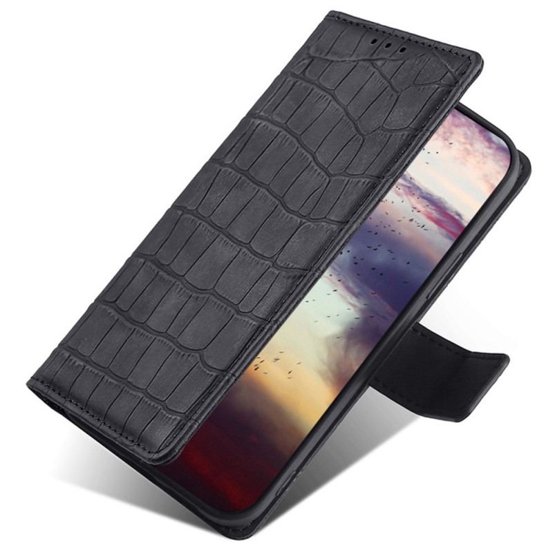 Flip Cover OnePlus Nord CE 2 Lite 5G Krokodillehudstil