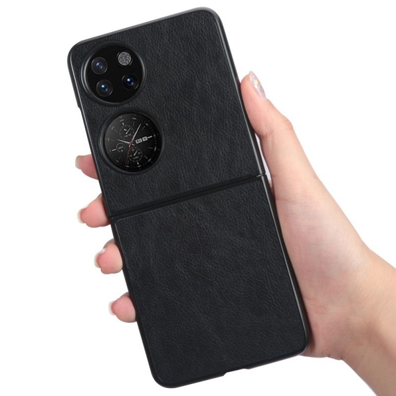 Cover Huawei P50 Pocket Litchi Imiteret Læder