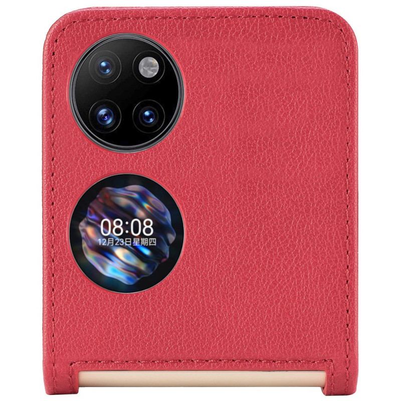 Cover Huawei P50 Pocket Tekstur Læder Kortholder