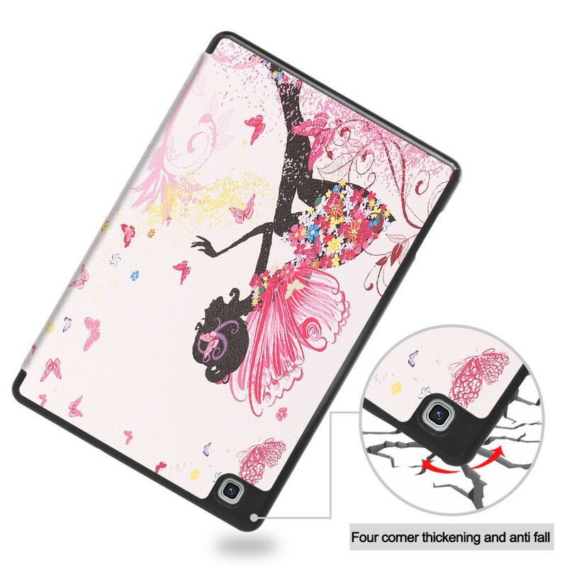 Cover Samsung Galaxy Tab S6 Lite Floral Fairy Blyantholder