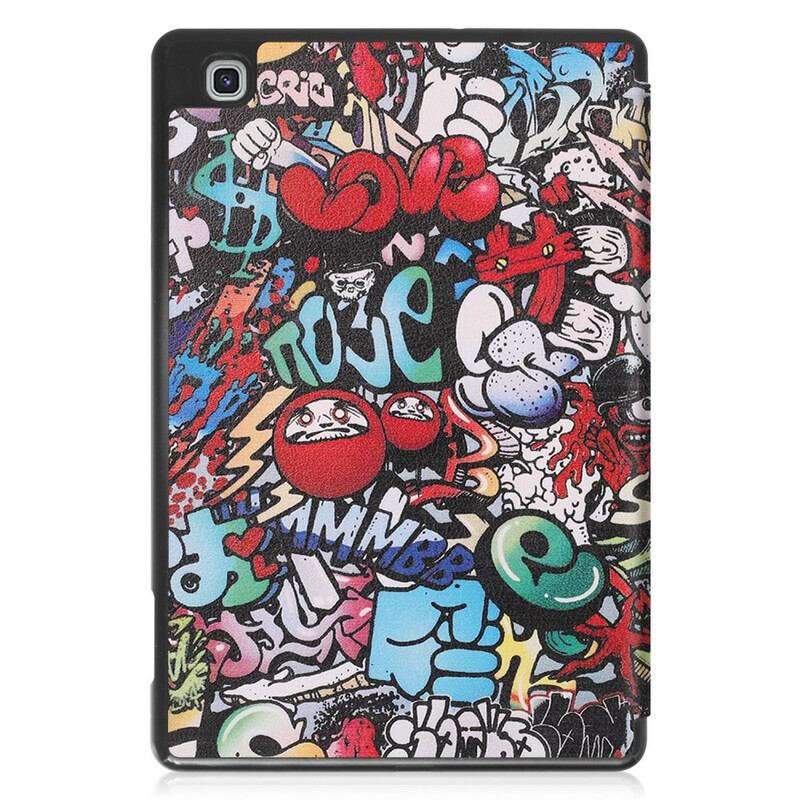 Cover Samsung Galaxy Tab S6 Lite Graffiti Blyantholder