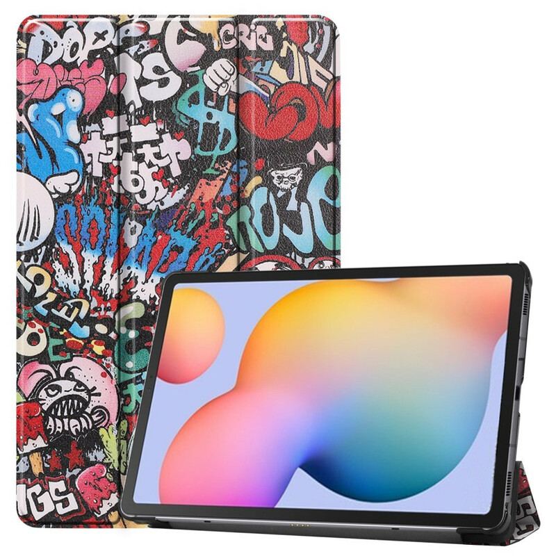 Cover Samsung Galaxy Tab S6 Lite Sjov Graffiti