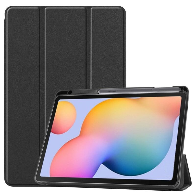 Cover Samsung Galaxy Tab S6 Lite Tri Fold Blyantholder