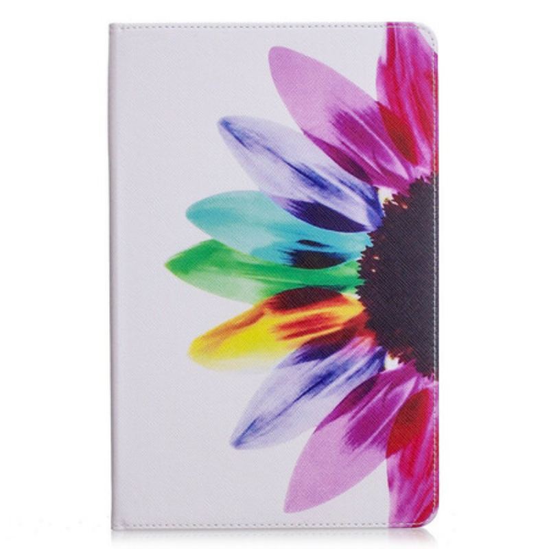 Etui Samsung Galaxy Tab S6 Lite Akvarel Blomst