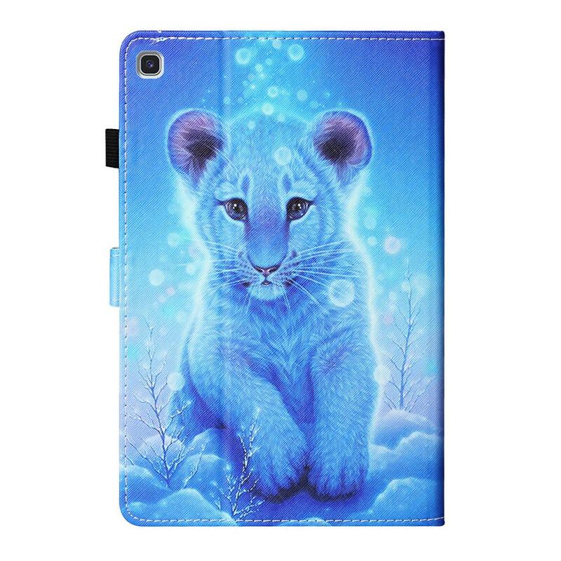 Flip Cover Samsung Galaxy Tab S6 Lite Baby Tiger