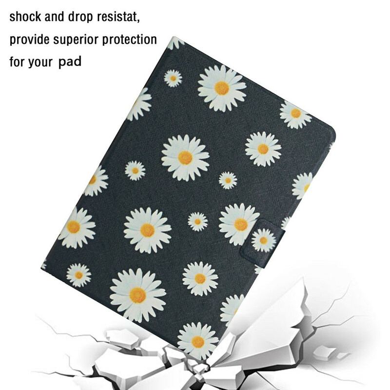 Flip Cover Samsung Galaxy Tab S6 Lite Blomster Blomster Blomster