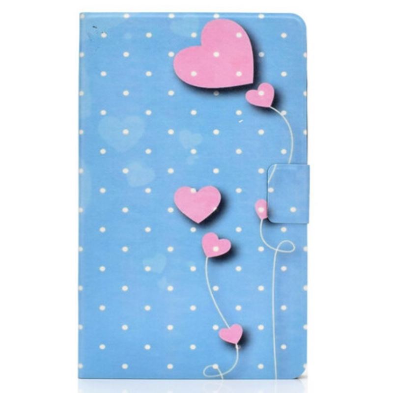 Flip Cover Samsung Galaxy Tab S6 Lite Hjerteballoner