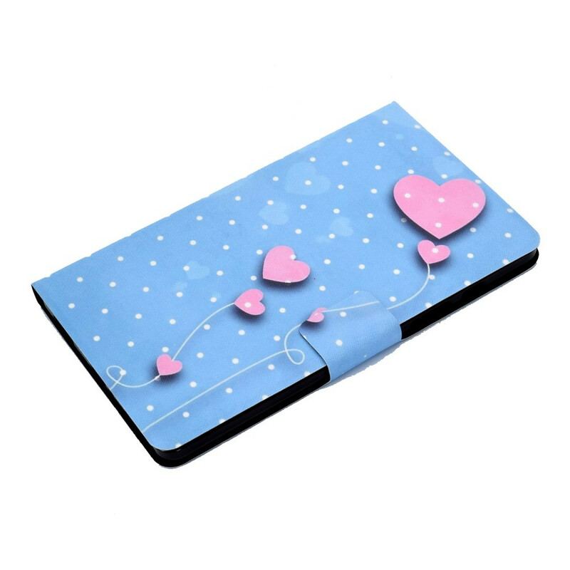 Flip Cover Samsung Galaxy Tab S6 Lite Hjerteballoner