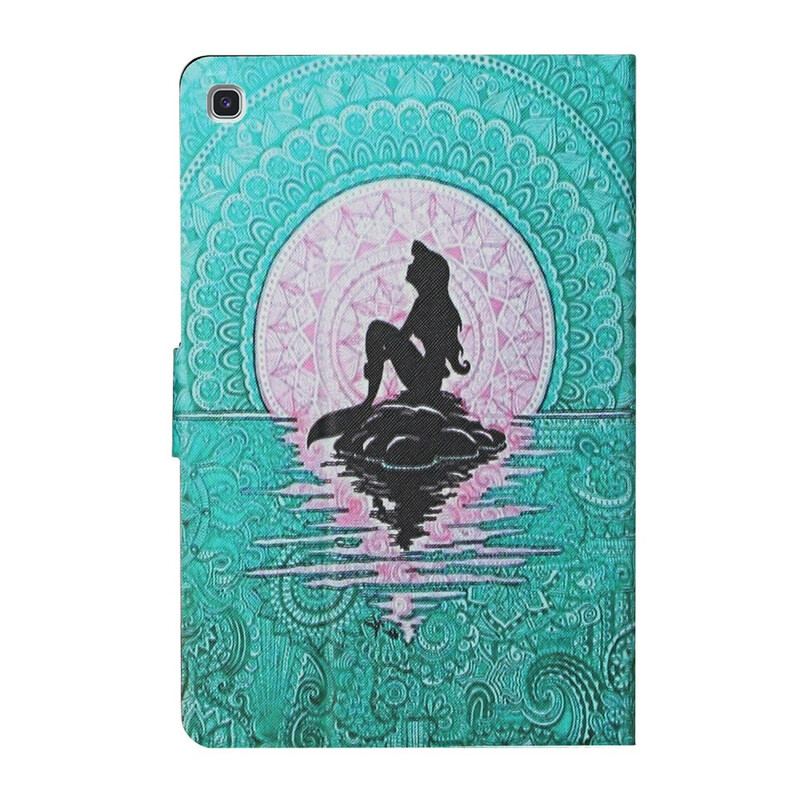 Flip Cover Samsung Galaxy Tab S6 Lite Mandala Havfrue