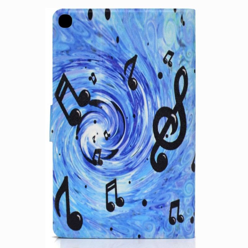 Flip Cover Samsung Galaxy Tab S6 Lite Musik Noder