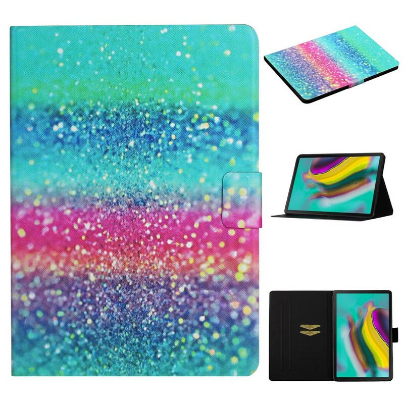 Flip Cover Samsung Galaxy Tab S6 Lite Pailletter Element