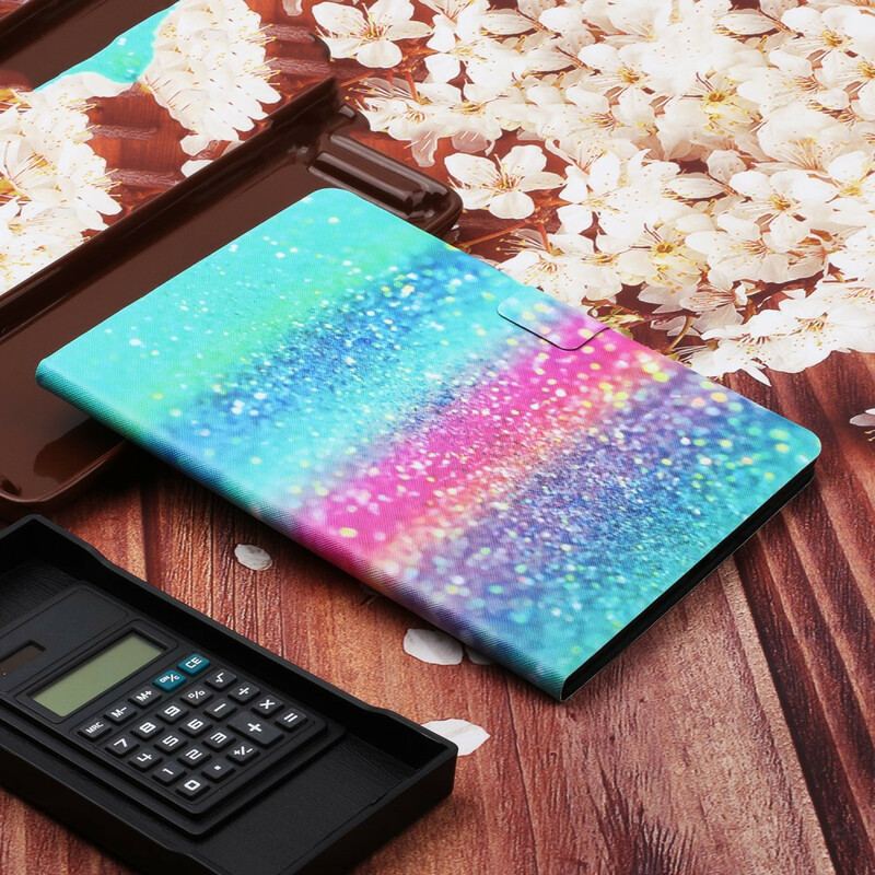 Flip Cover Samsung Galaxy Tab S6 Lite Pailletter Element