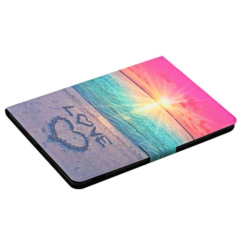 Flip Cover Samsung Galaxy Tab S6 Lite Solnedgang Kærlighed